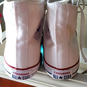 Ladies white converse high top Converse